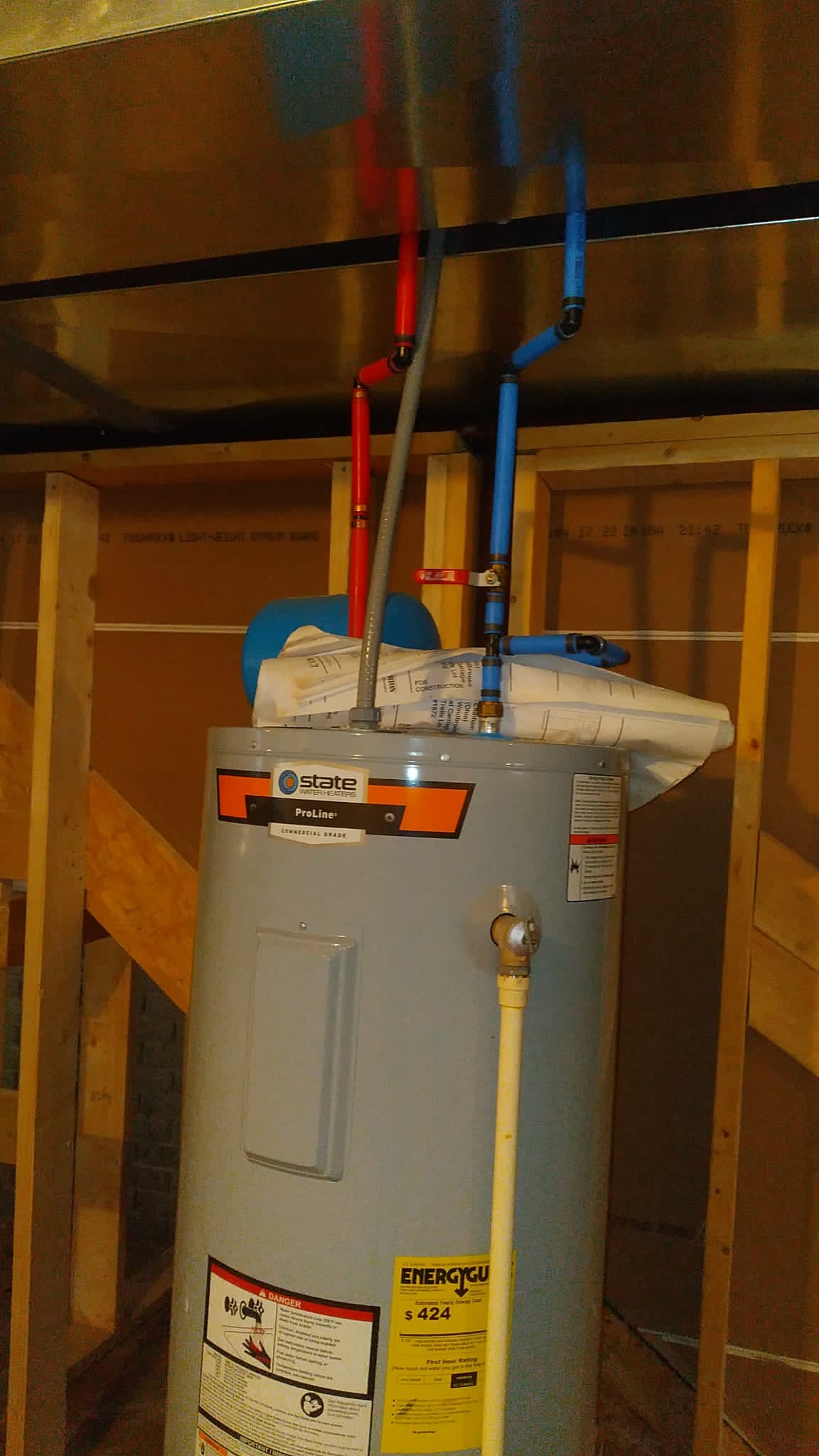 Electrician working
